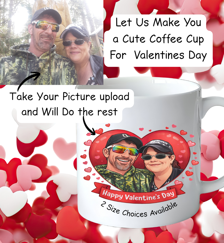 Add Your Favorite Picture in Cartoon Style To This Ceramic Coffee Cup - Lyon Den Designs