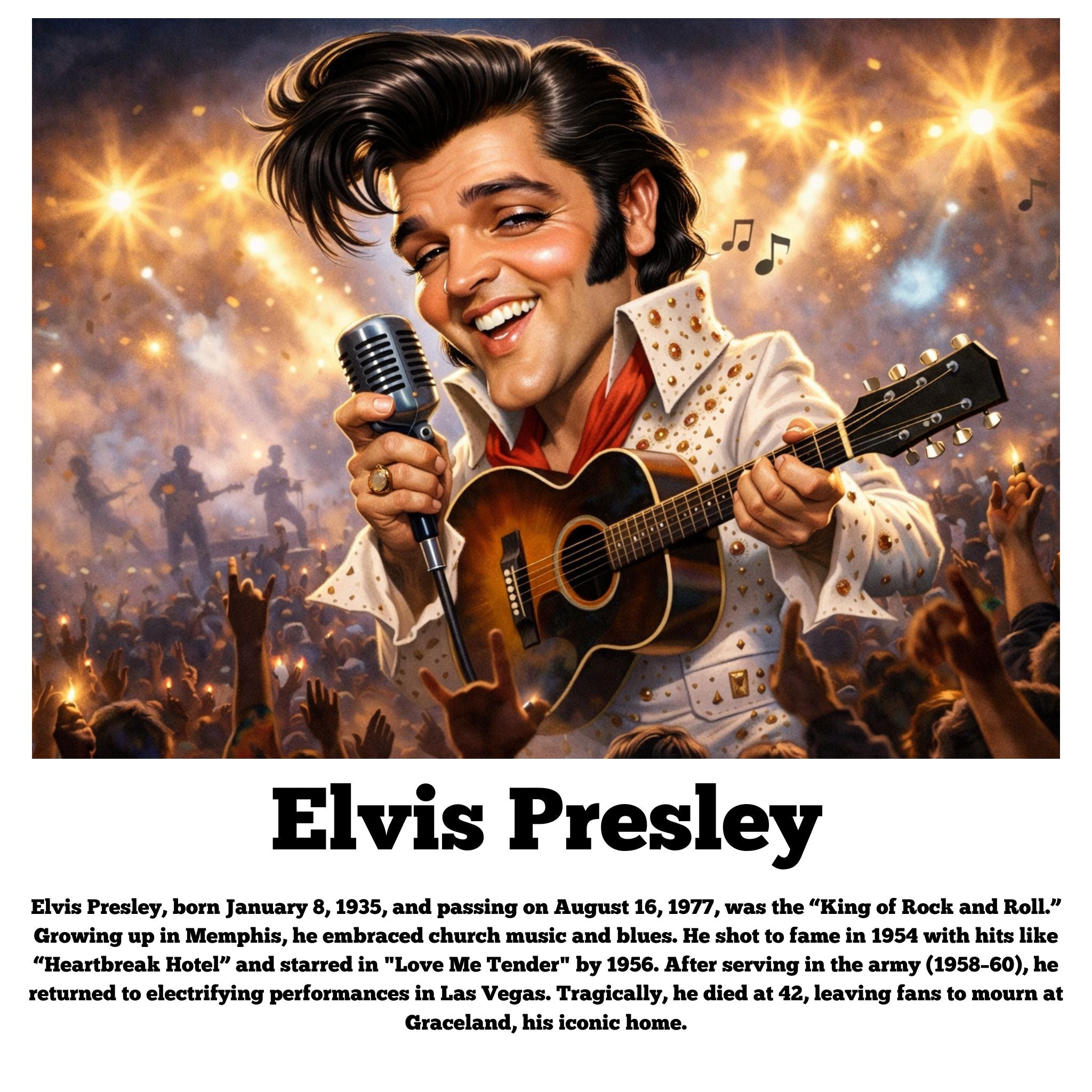 Rock Through the Decades Posters - Vintage Music Art Collection