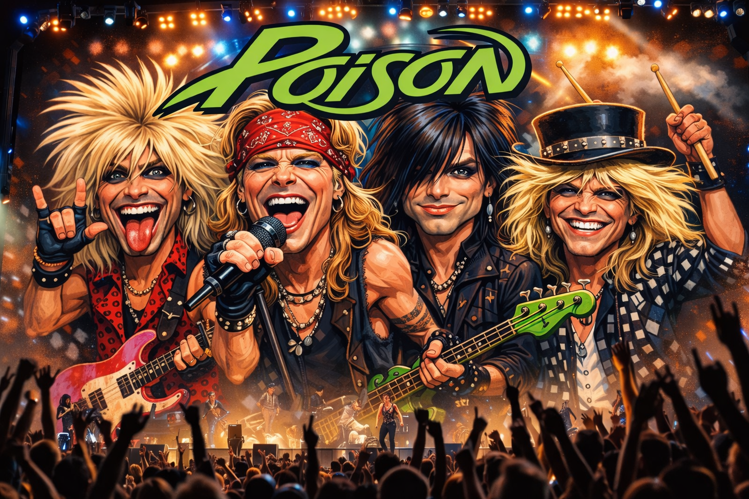 Rock Through the Decades Poster Collection