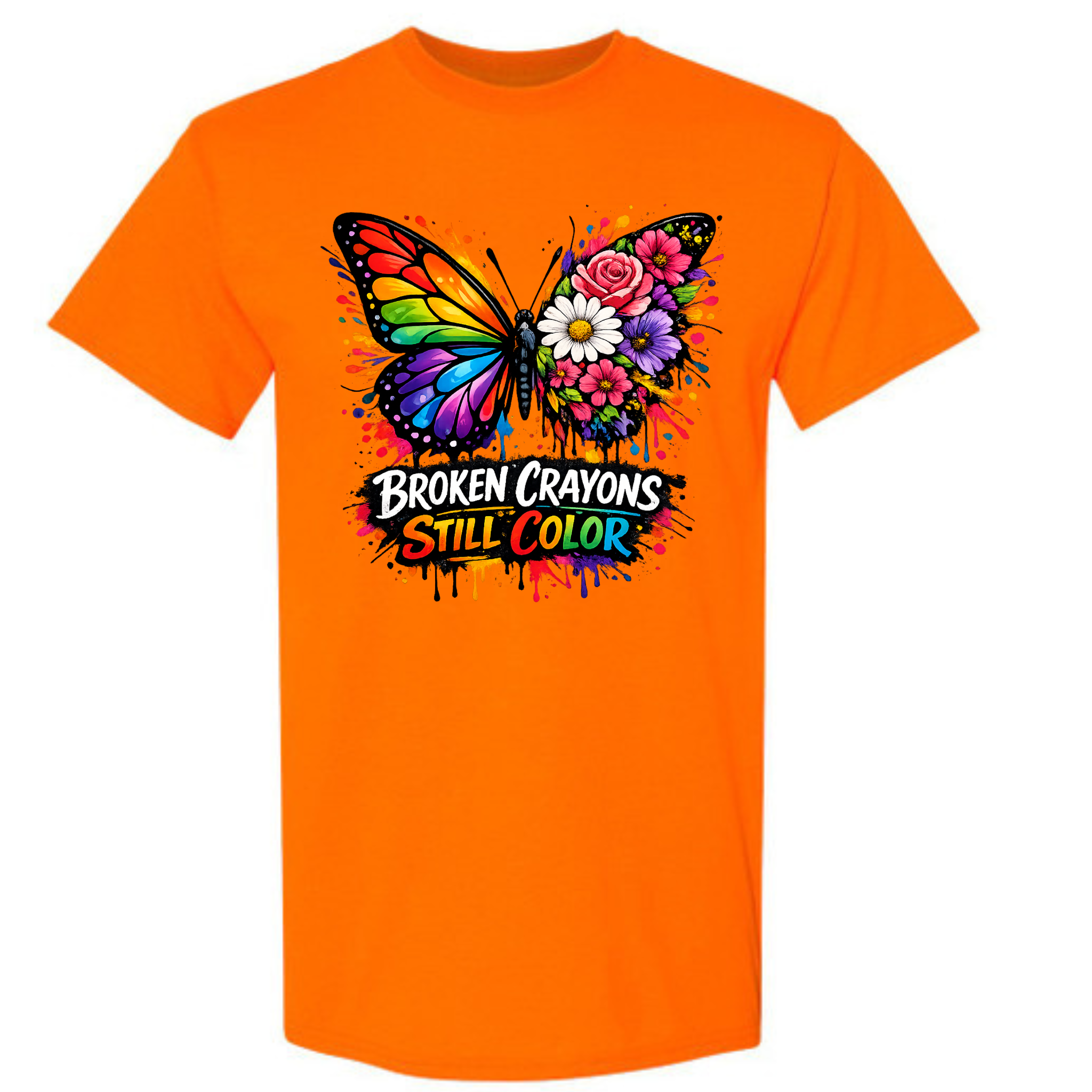 Neon Colors Mental health T-shirts