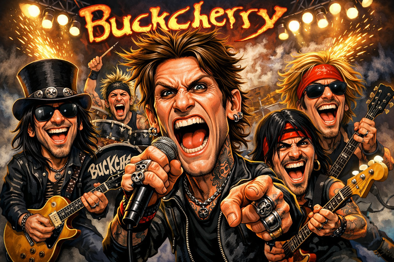 Rock Through the Decades Poster Collection