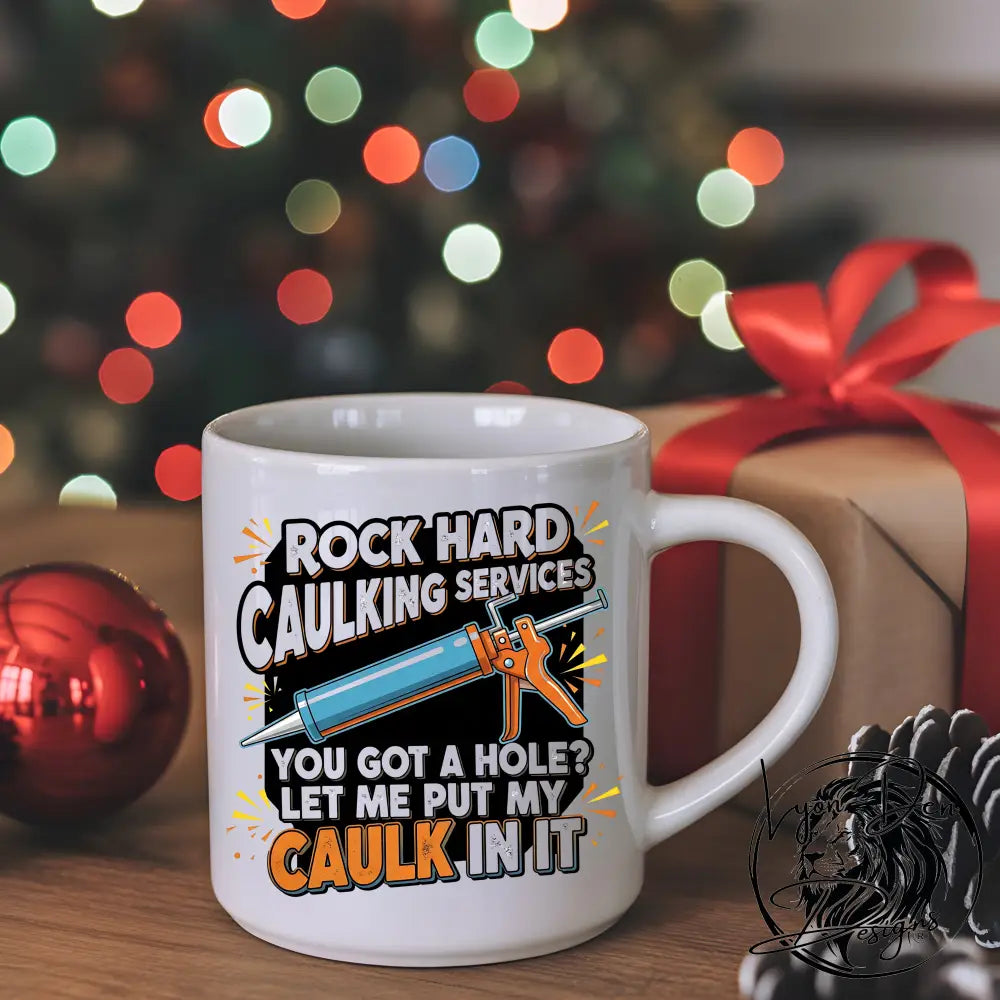 Coffee Cups Silly Sayings ROCK HARD Ceramic Coffee Mug 11oz