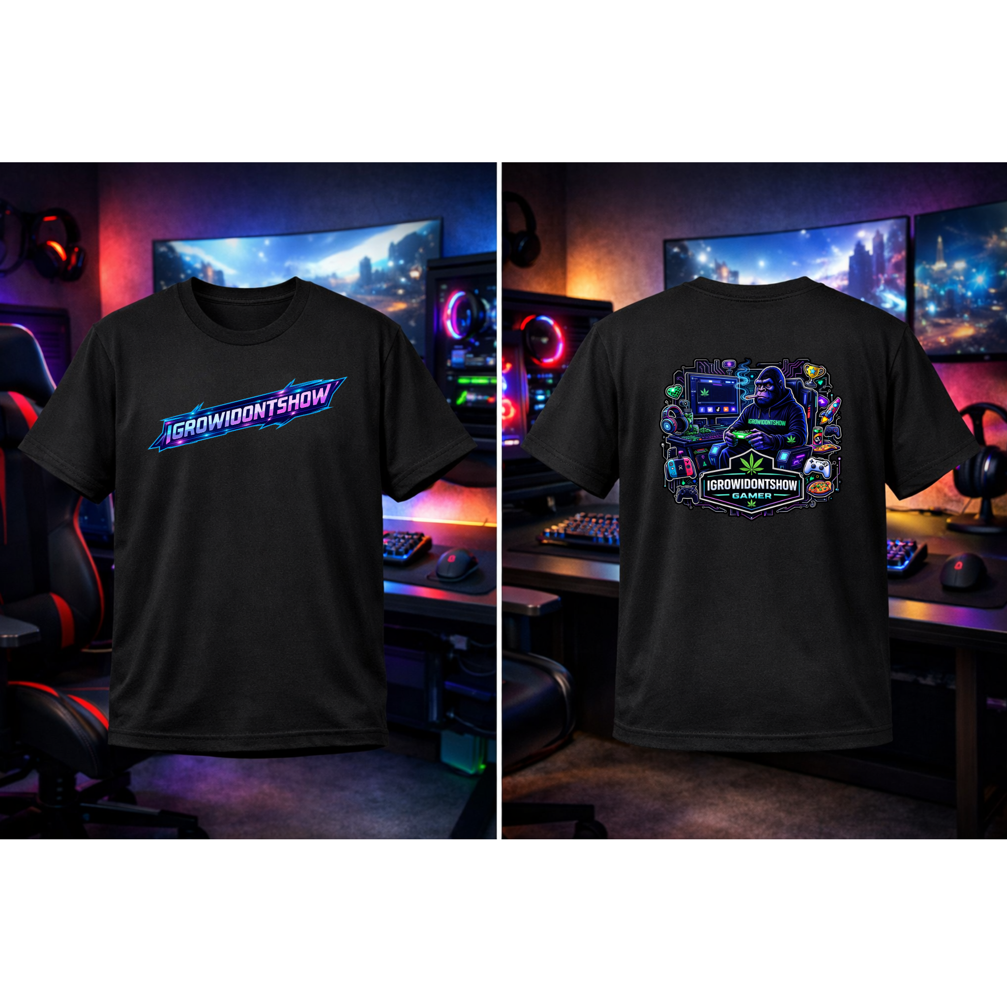 IGROWIDONTSHOW Official Gaming Merch – Tees, Hoodies