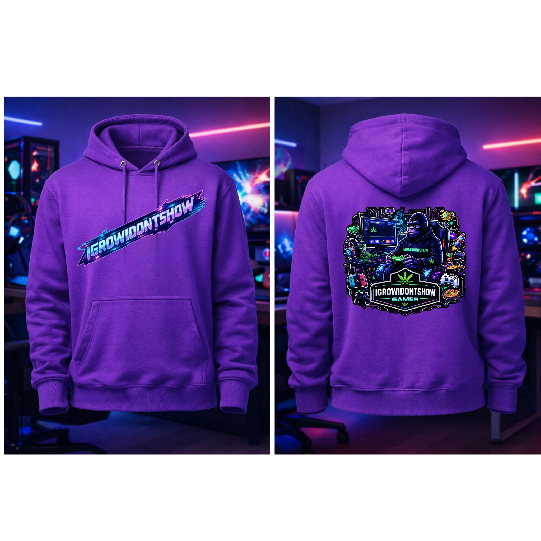 IGROWIDONTSHOW Official Gaming Merch – Tees, Hoodies