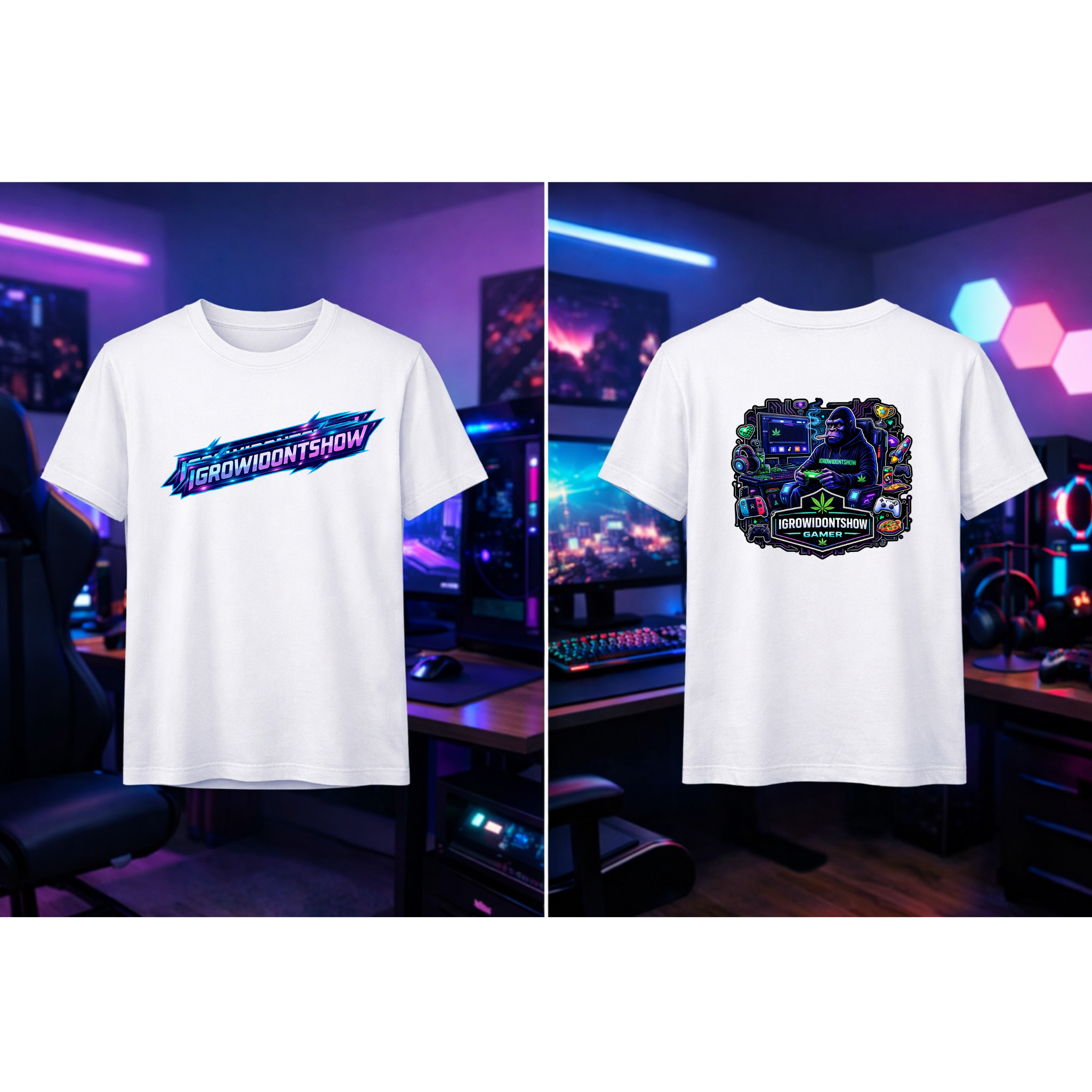 IGROWIDONTSHOW Official Gaming Merch – Tees, Hoodies