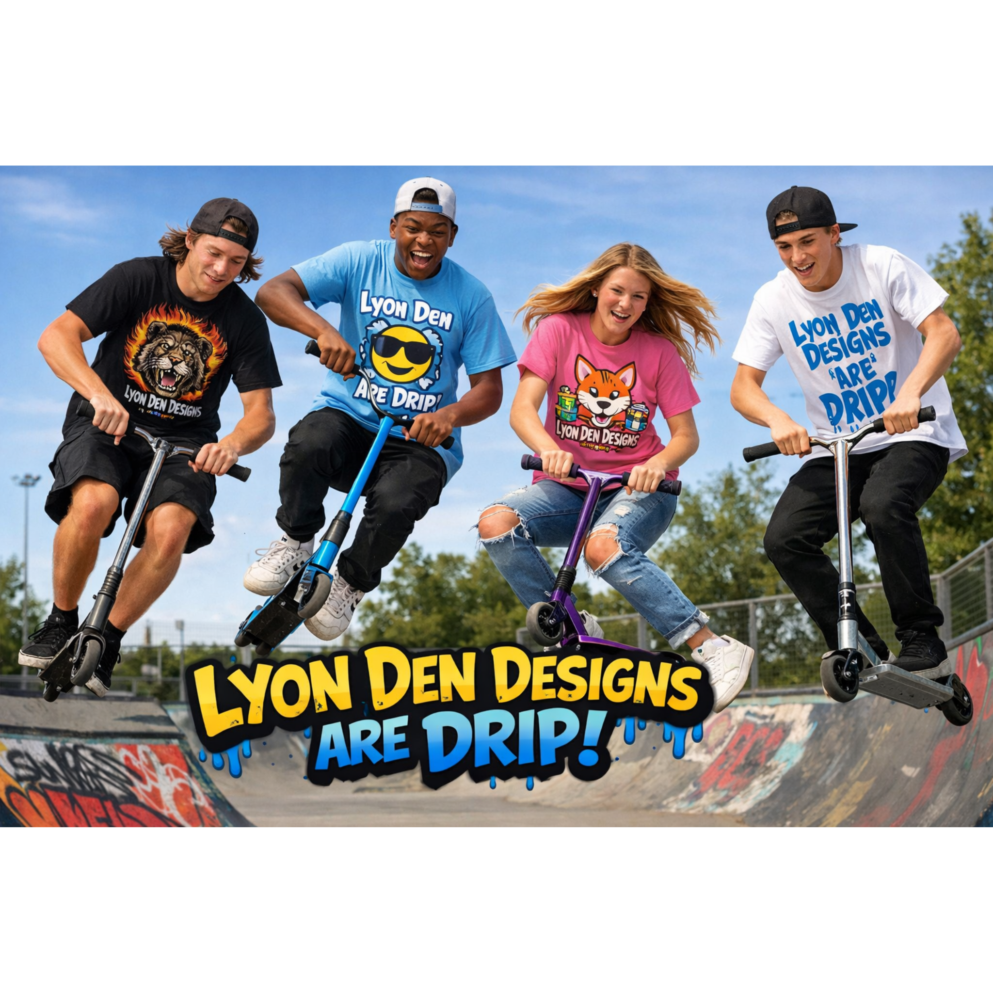 Design Your Own DTF Print Tee - Lyon Den Designs