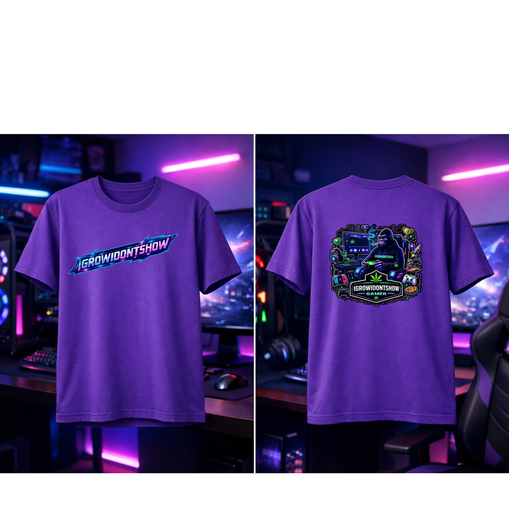 IGROWIDONTSHOW Official Gaming Merch – Tees, Hoodies