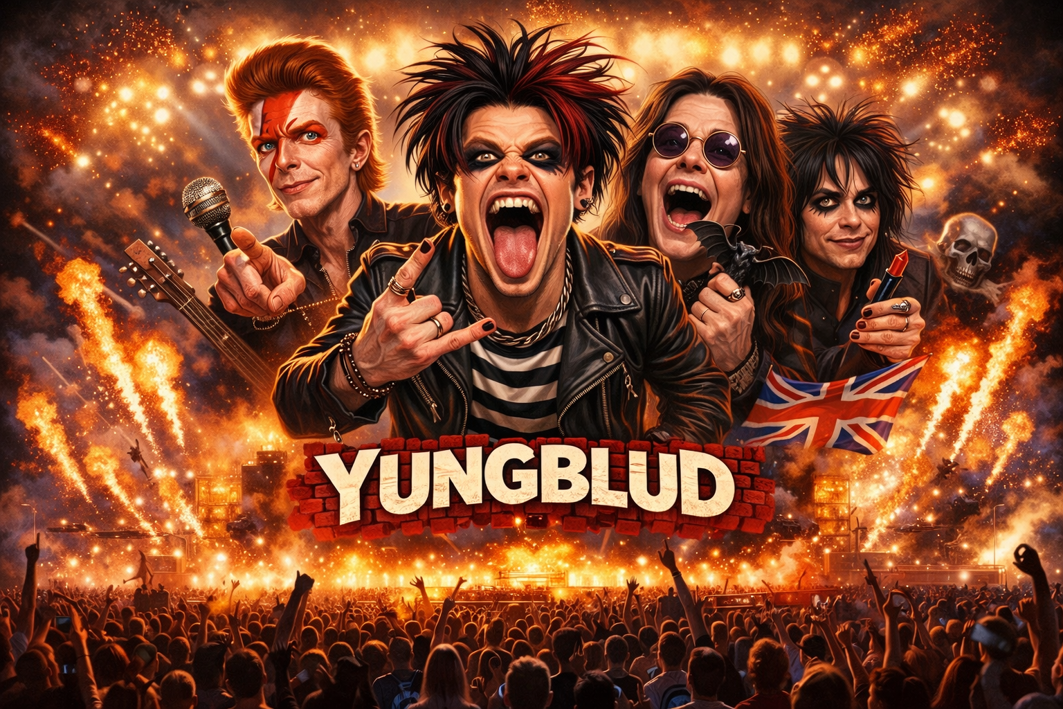 Rock Through the Decades Poster Collection